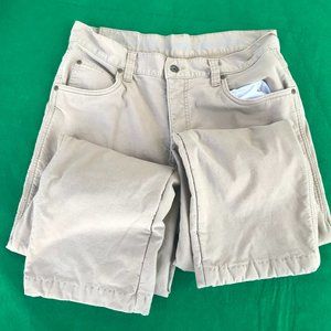 SMITH'S WORKWARE Men's 34x30 Flannel Lined CHINO Canvas tan Pants